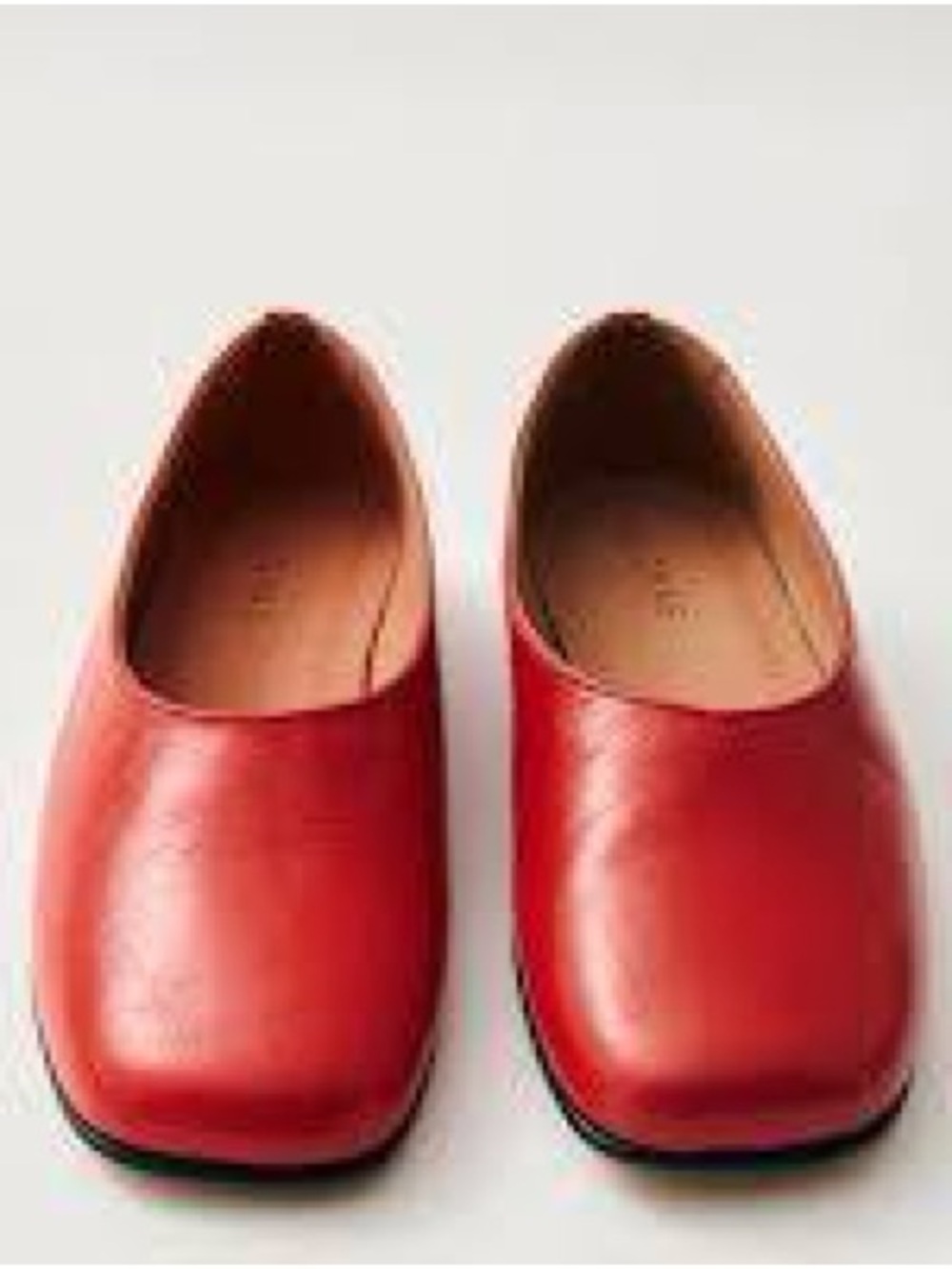 ALOHAS Edie Leather Ballet Flat in Red Size 41 Euro